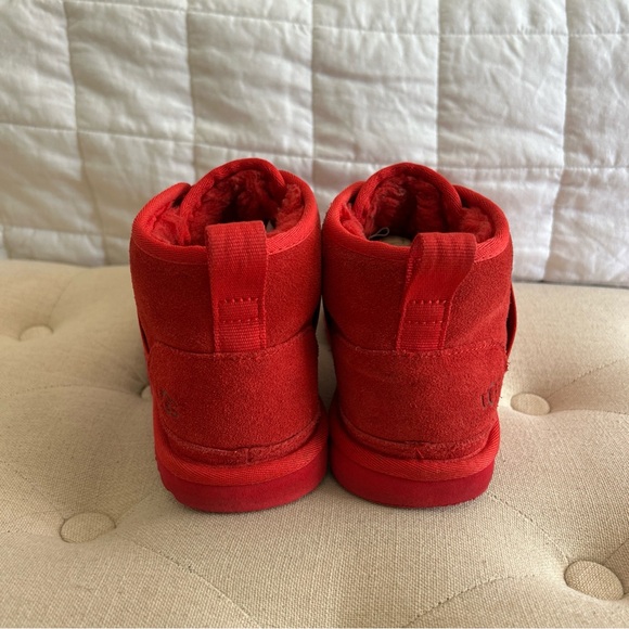 UGG Neumel II Graphic Women's Size US 7 Red Suede Chukka Boots Shoes - Picture 6 of 12